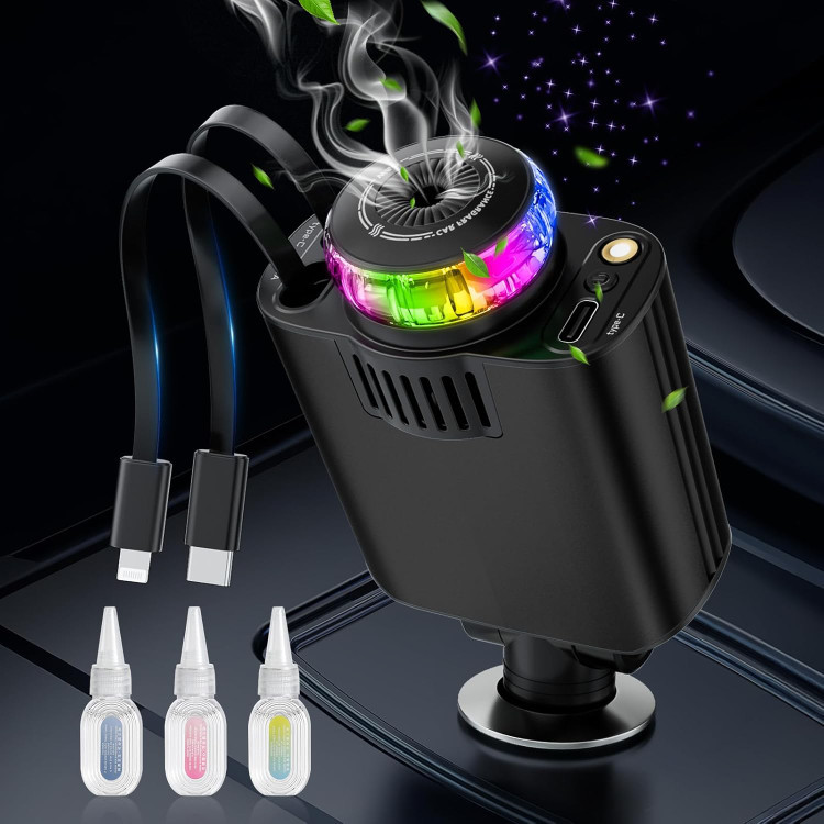 شارژر فندکی خودرو 45 وات 5 کاره مدل D1 STARLIGHT CAR CHARGER D1