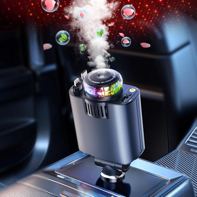 شارژر فندکی خودرو 45 وات 5 کاره مدل D1 STARLIGHT CAR CHARGER D1