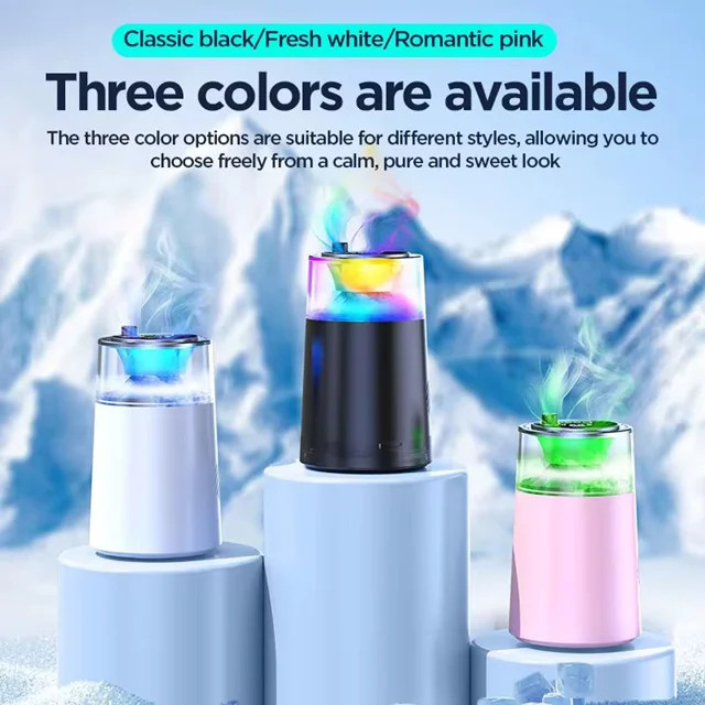 خوشبو کننده هوشمند خودرو مکس ول مدل Aura Scent با نور RGB و افکت مه ابری