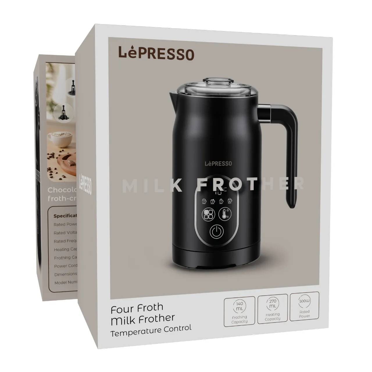 کف‌ساز شیر ۴ کاره LePresso مدل LPCFFM0027 | LePresso 4-in-1 Milk Frother LP027