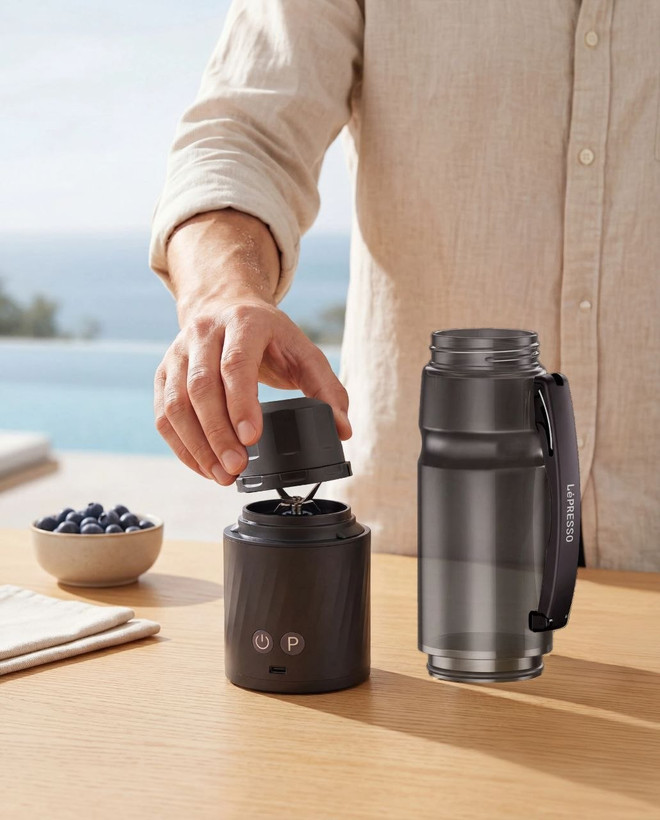 مخلوطکن قابل حمل LePresso Juvelix 370W مدل LPCFFJPB72BK