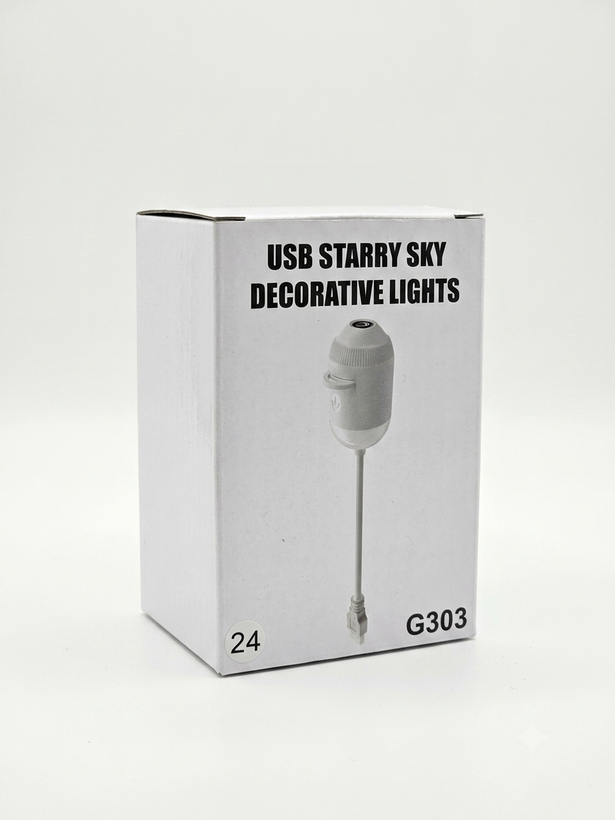 پروژکتور کهکشانی ۲۴ دیسک مدل G303 | چراغ خواب و نورپردازی آسمان شب