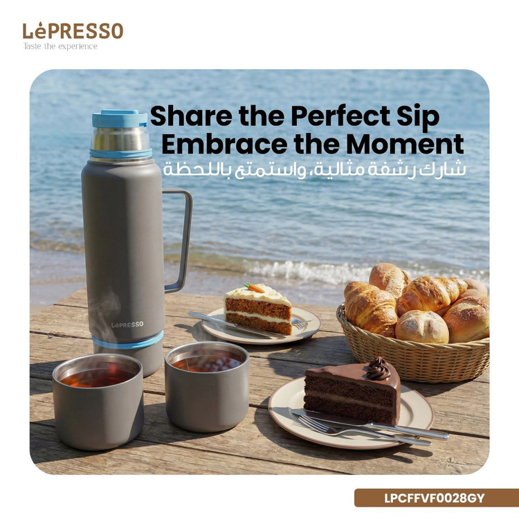 فلاسک مسافرتی LePresso مدل LPCFFVF0028 ظرفیت ۱.۲ لیتر