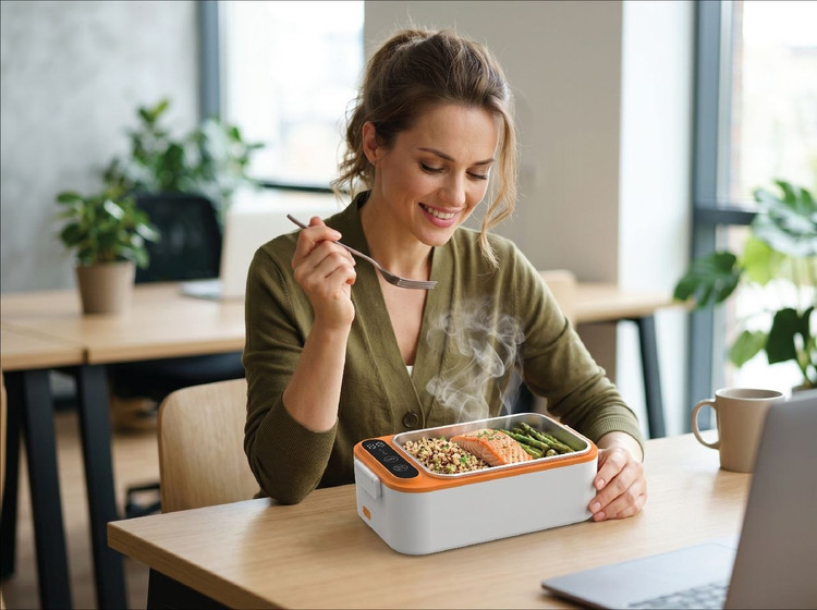 ظرف گرم نگدارنده غذا شارژی Porodo Lite Lunch مدل PDLFSTDA01
