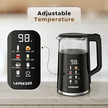 کتری برقی هوشمند LèPRESSO مدل LPCFFM0037